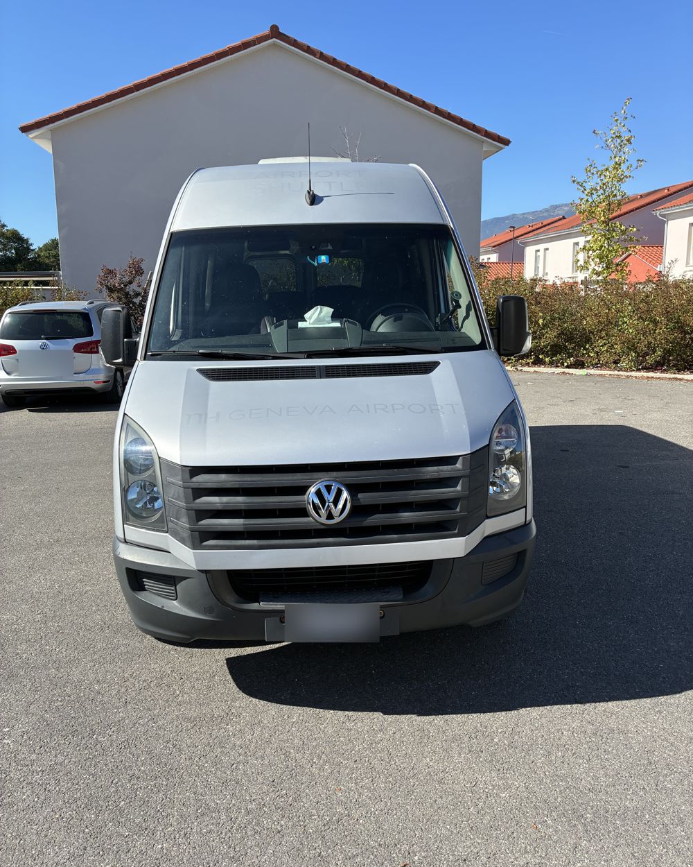 Minibus Volkswagen, vue avant